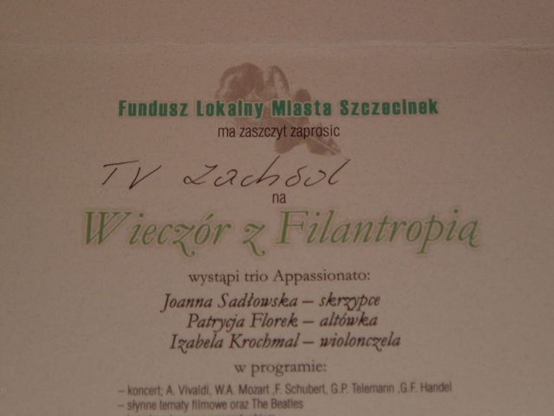 Wieczór z filantropią