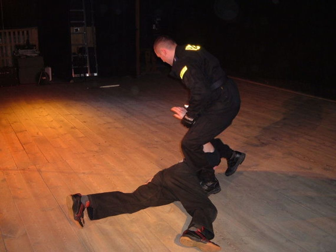 ... z policjantami