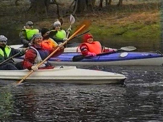 Kajakarzom niestraszne było zimno