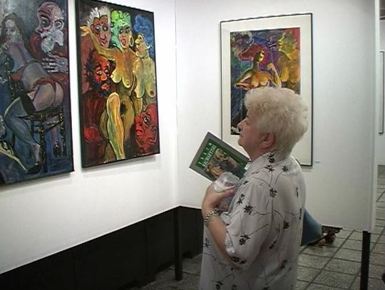 w ART-Galerii można podziwiać prace E. Kalwaryjskiego