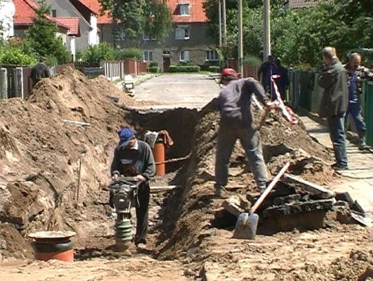 prace remontowe na ulicy Mariii Curie-Skłodowskiej