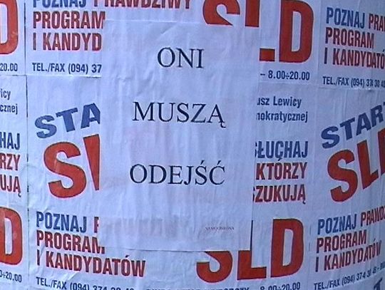 Przedwyborcza wojna plakatowa