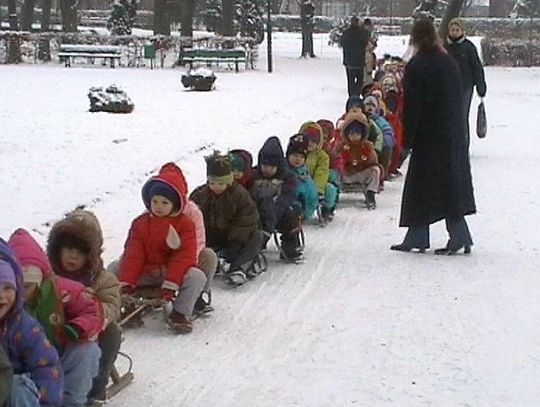 Zimowy kulig przedszkolaków z Bajki