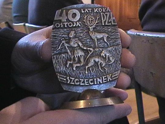 pamiątkowy medal Koła Łowieckiego "OSTOJA"