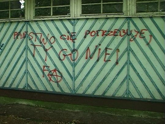 Graffiti na murze