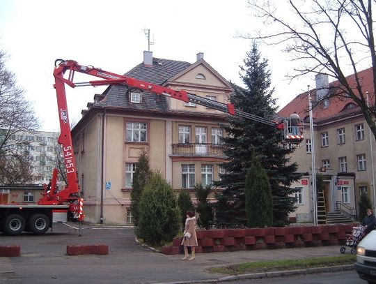 Światełka przed starostwem