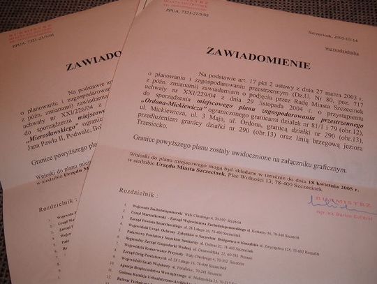 Plany w przygotowaniu