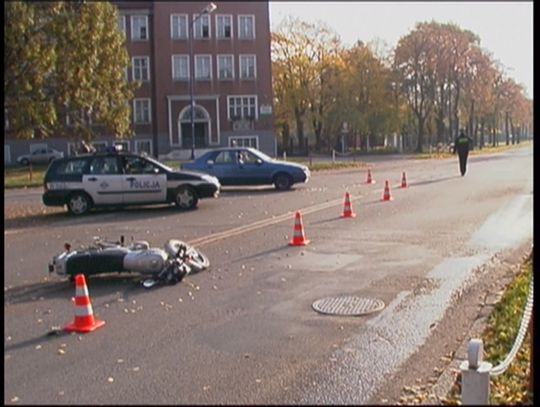 Wypadek na skrzyżowaniu