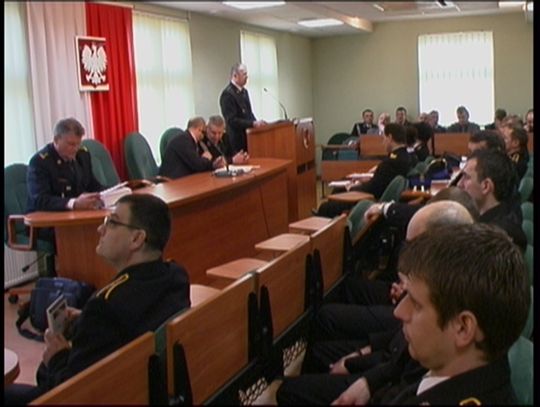 Odprawa strażaków