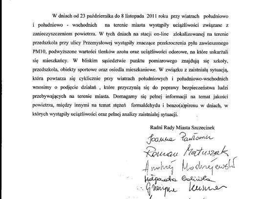 Radni nie poparli