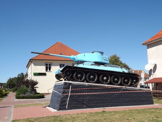 Niebieski czołg