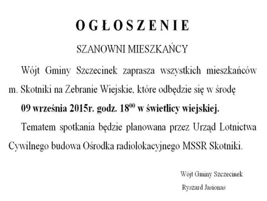 Będą radary?