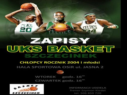 Nabór do UKS Basket