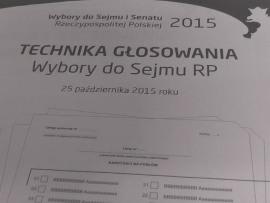 Będziemy wybierać